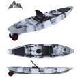 Alibaba online trade show boat factory wholesale 12ft  fishing kayak with wheels